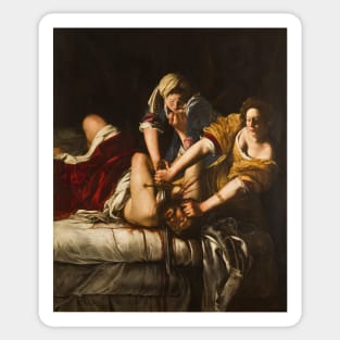 Judith Slaying Holofernes, Artemisia Gentileschi, 1620 Sticker